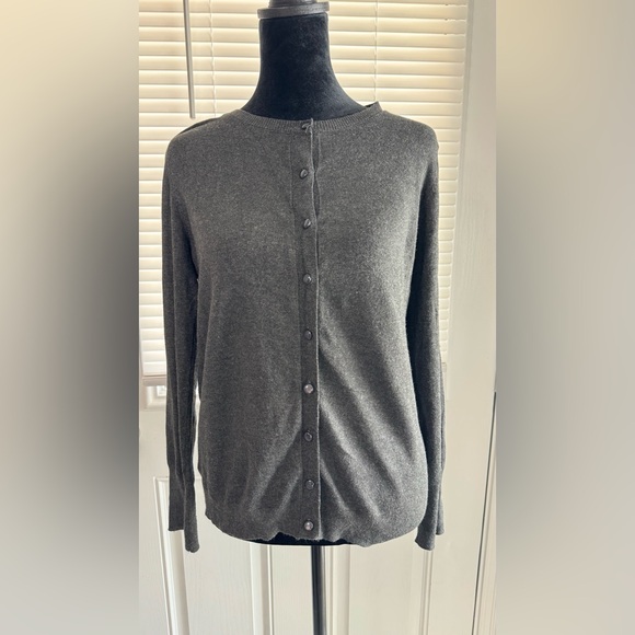 Philosophy Republic Clothing Charcoal Gray Cardigan Sweater – Size M - Picture 2 of 5